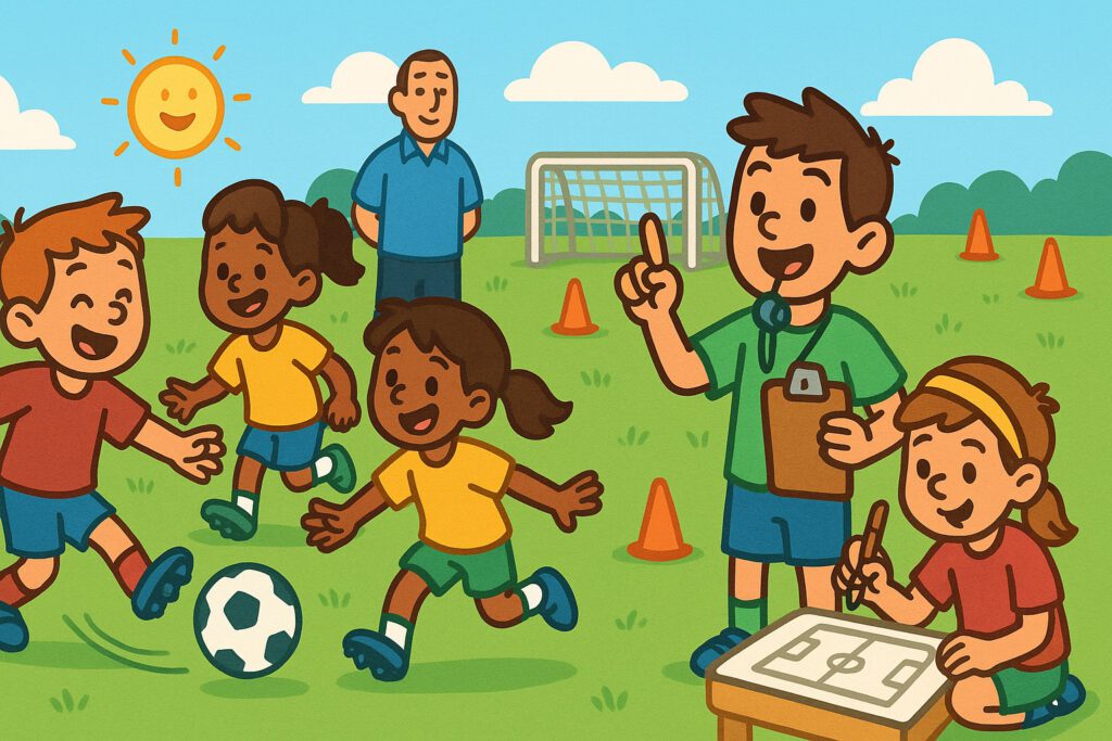 Starke selbstbewußte Kinder